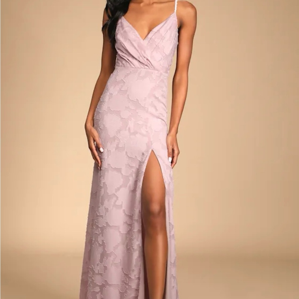 Lulu's Pastel Pink Formal Dress